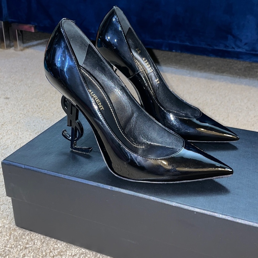 Black OPYUM 110 YSL heel